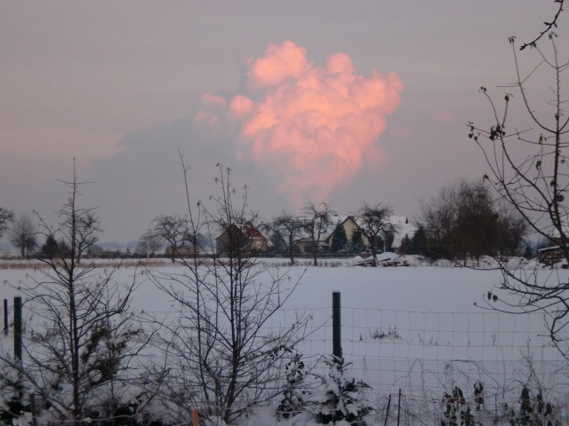 Blick vom Hof- Richtung Ost, Kraftwerk Jänschwalde
