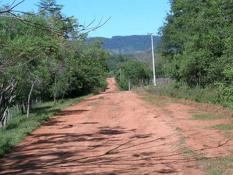 Erdweg in Paraguay