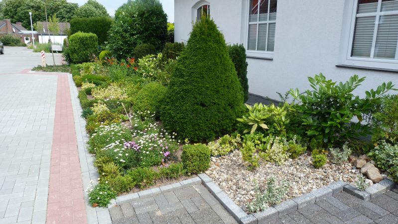 früher vor dem Haus