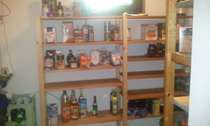 Blick vom Eingang in den Raum