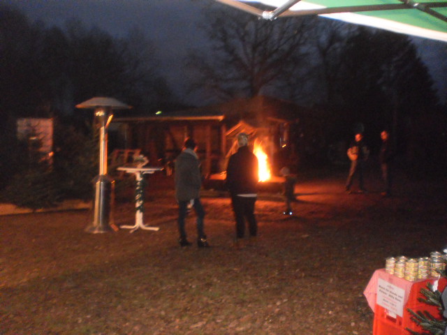 Abends gemütlich am Feuer