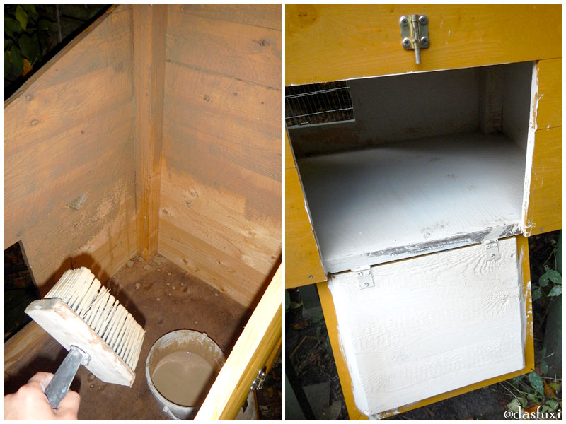 Mit verräterischen Pfotenabdrücken.