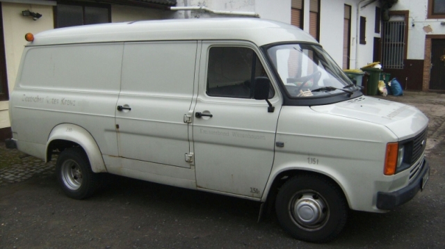 Bevor ich mir den 507 leisten konnte musste mich der alte Transit erleiden.