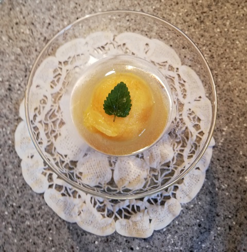 Orangensorbet