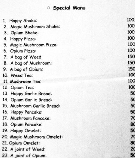 the happy offer in nothern restaurant.JPG