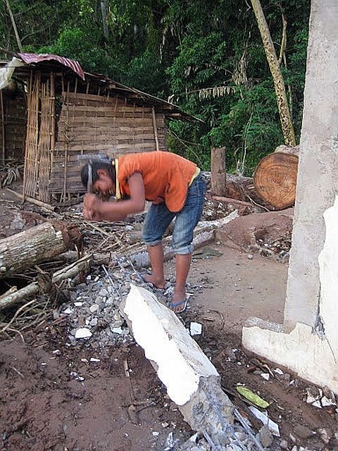 ...oder die alten Pfleiler wieder herrichten...