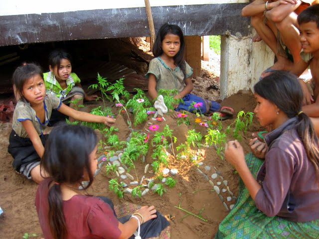 ...und so ungefaehr soll der erste Garten aussehen.