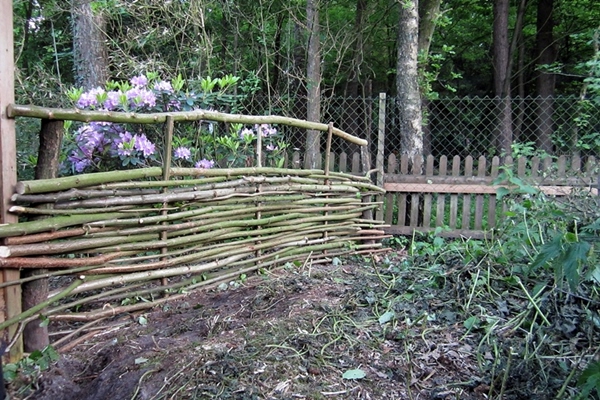 Nochmal sichern der letzten Durchgänge, damit die Hunde draußen bleiben und sich nicht ihre Barf-Beilagen selber ernten