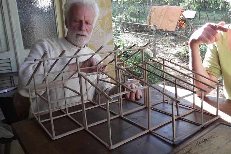 Ein Modell wird gebaut