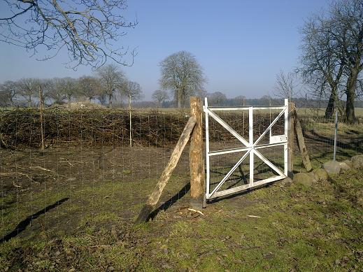 schrottiges, uraltes Tor aufgearbeit und eingebaut....